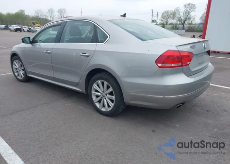 2013 Volkswagen Passat 2.5L Sel Premium from USA, damaged, VIN 1VWCH7A3XDC027618